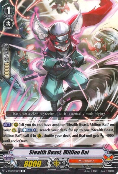 Stealth Beast, Million Rat [V Format] V-BT02/030EN