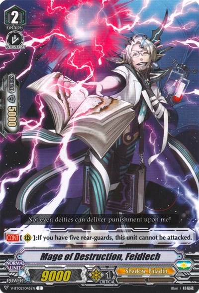 Mage of Destruction, Feidlech [V Format] V-BT02/045EN
