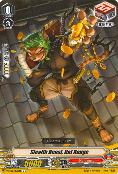 Stealth Beast, Cat Rouge [V Format] V-BT02/058EN