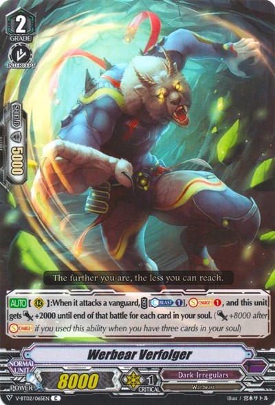 Werbear Verfolger [V Format] V-BT02/065EN
