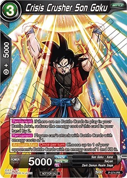 Crisis Crusher Son Goku P-074
