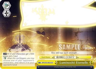 Luminosite Eternelle APO/S53-E023 CR