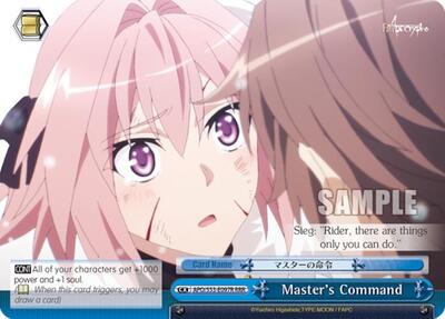 Master's Command APO/S53-E097R RRR