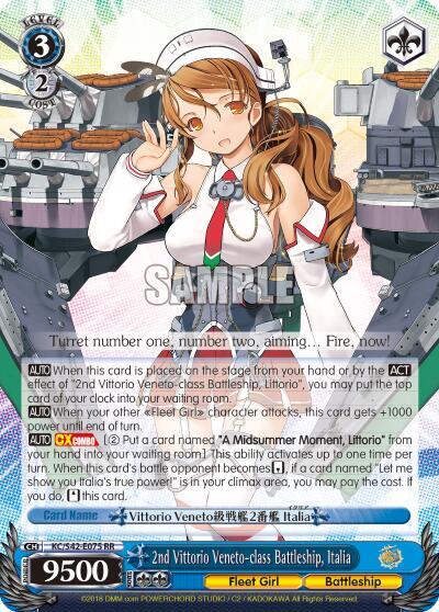 2nd Vittorio Veneto-class Battleship, Italia KC/S42-E075 RR