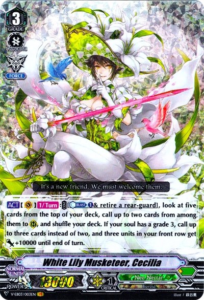 White Lily Musketeer, Cecilia [V Format] 