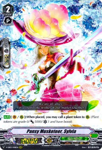 Pansy Musketeer, Sylvia [V Format] V-EB03/008EN