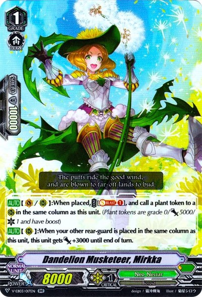 Dandelion Musketeer, Mirkka [V Format] V-EB03/017EN