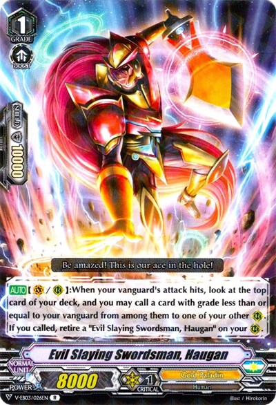 Evil Slaying Swordsman, Haugan [V Format] V-EB03/026EN