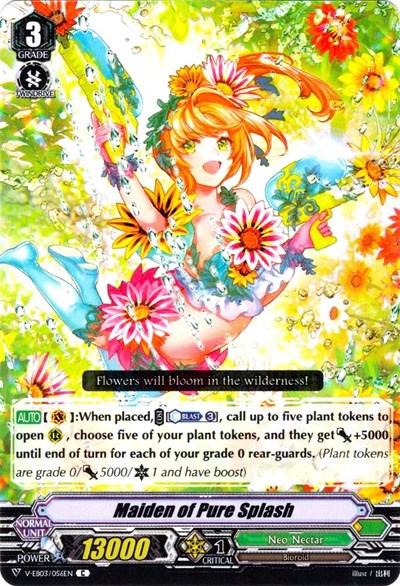 Maiden of Pure Splash [V Format] V-EB03/056EN
