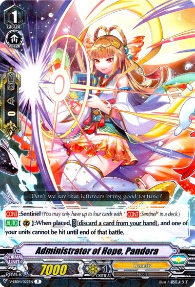 Administrator of Hope, Pandora [V Format] V-EB04/022EN