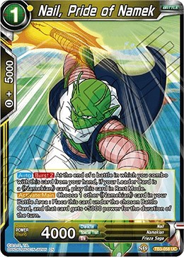 Nail, Pride of Namek TB3-058