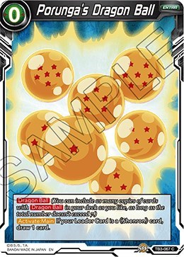 Porunga's Dragon Ball TB3-067