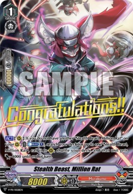 Stealth Beast, Million Rat [V Format] V-PR/0028EN