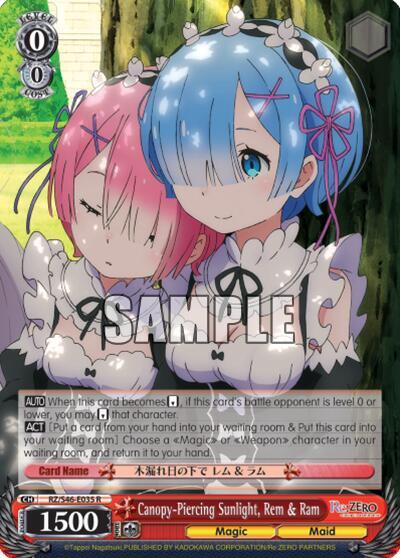 Canopy-Piercing Sunlight, Rem & Ram RZ/S46-E035 R