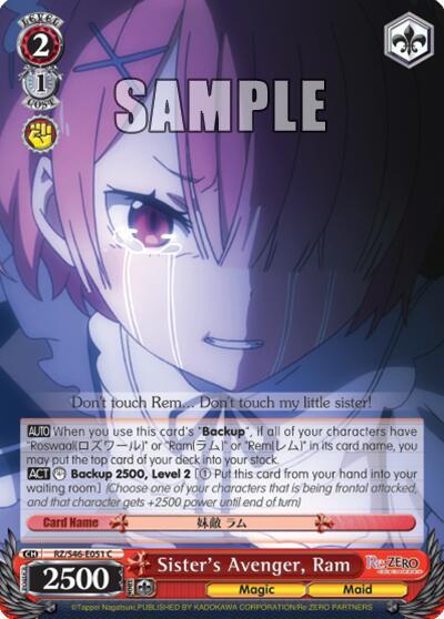 Sister's Avenger, Ram RZ/S46-E051 C