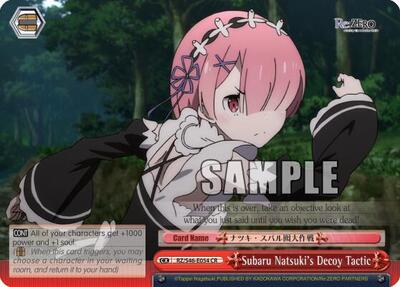 Subaru Natsuki's Decoy Tactic RZ/S46-E054 CR