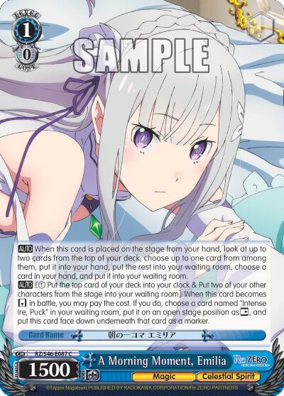A Morning Moment, Emilia RZ/S46-E087 C