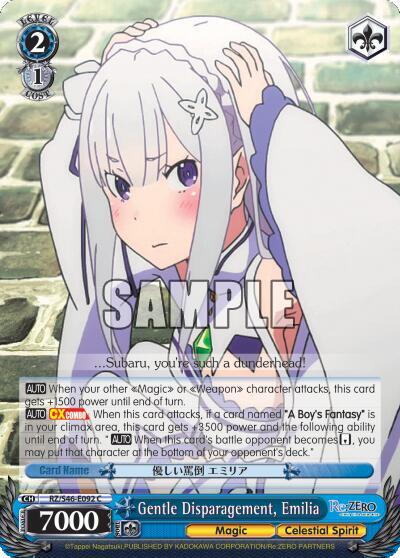 Gentle Disparagement, Emilia RZ/S46-E092 C
