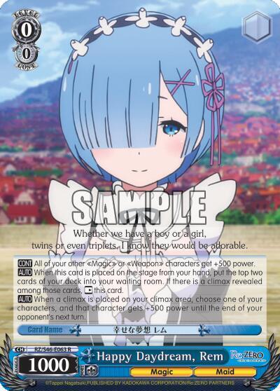 Happy Daydream, Rem RZ/S46-E063 R