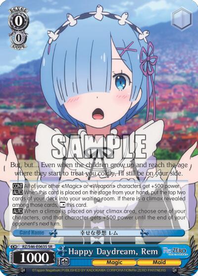 Happy Daydream, Rem RZ/S46-E063S SR