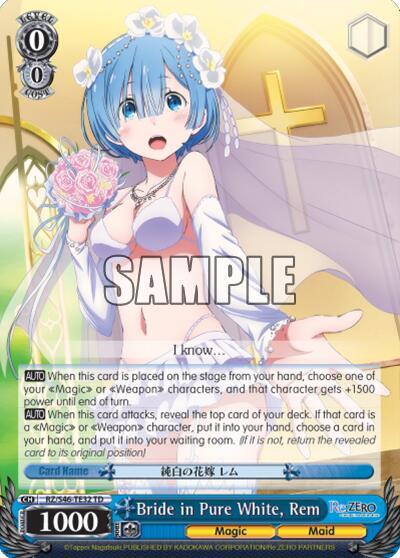 Bride in Pure White, Rem RZ/S46-TE32 TD