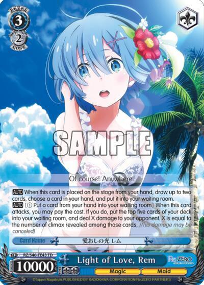 Light of Love, Rem RZ/S46-TE43 TD