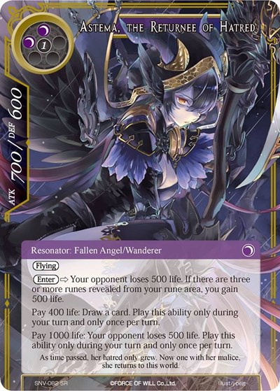Astema, the Returnee of Hatred 