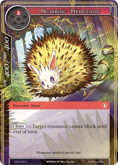 Numbing Hedgehog 