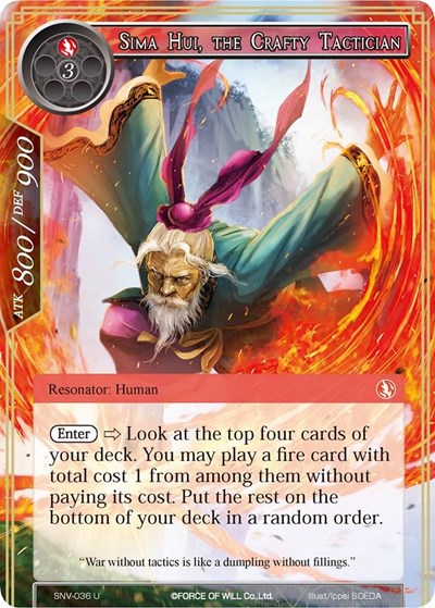 Sima Hui, the Crafty Tactician 
