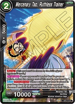 Mercenary Tao, Ruthless Trainer BT6-112
