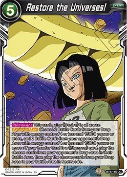 Restore the Universes! BT6-116
