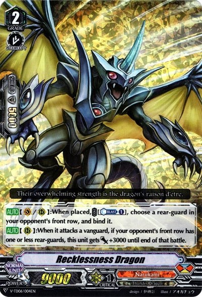 Recklessness Dragon [V Format] V-TD06/004EN