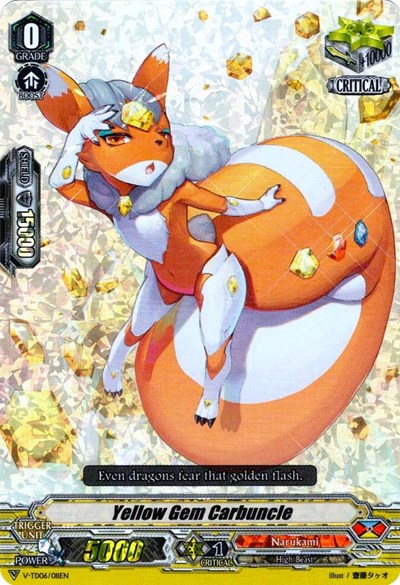 Yellow Gem Carbuncle [V Format] V-TD06/011EN