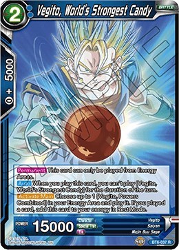 Vegito, World's Strongest Candy BT6-037
