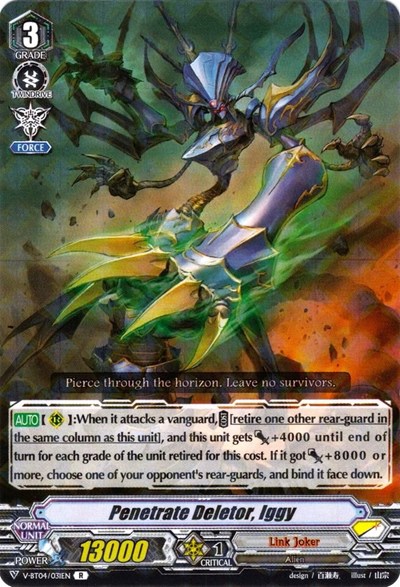 Penetrate Deletor, Iggy [V Format] V-BT04/031EN