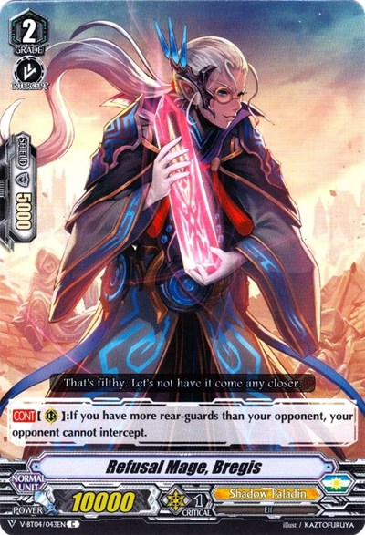 Refusal Mage, Bregis [V Format] V-BT04/043EN