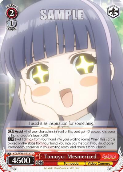 Tomoyo: Mesmerized CCS/WX01-T13 TD
