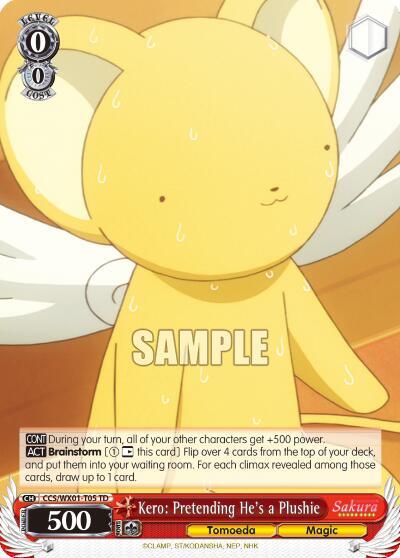 Kero: Pretending He's a Plushie CCS/WX01-T05 TD