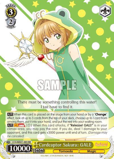 Cardcaptor Sakura: GALE CCS/WX01-003 RR