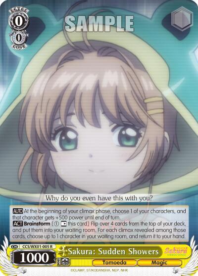 Sakura: Sudden Showers CCS/WX01-005 R