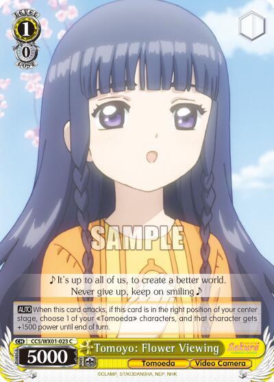 Tomoyo: Flower Viewing CCS/WX01-023 C