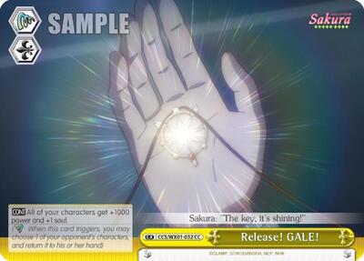 Release! GALE! CCS/WX01-032 CC