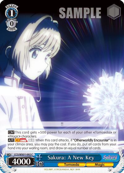 Sakura: A New Key CCS/WX01-092 C