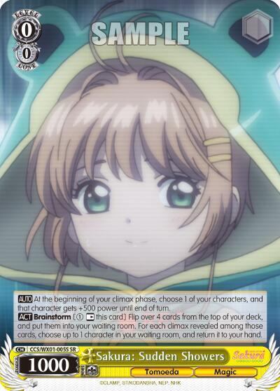 Sakura: Sudden Showers CCS/WX01-005S SR