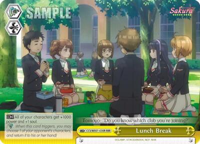Lunch Break CCS/WX01-030R RRR