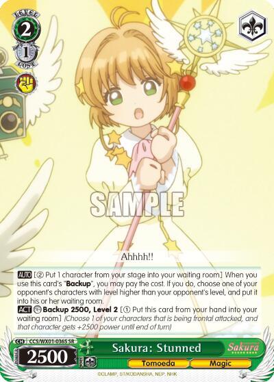 Sakura: Stunned CCS/WX01-036S SR