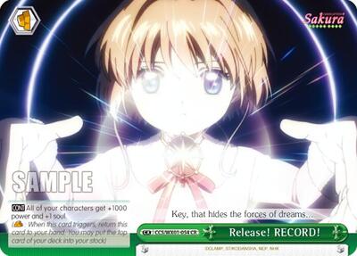 Release! RECORD! CCS/WX01-054 CR