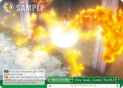 Fire God, Come Forth! CCS/WX01-056 CC