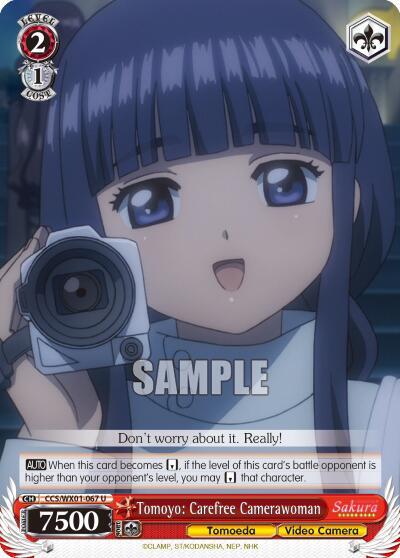 Tomoyo: Carefree Camerawoman CCS/WX01-067 U