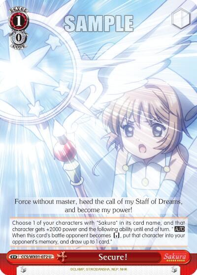 Secure! CCS/WX01-072 U